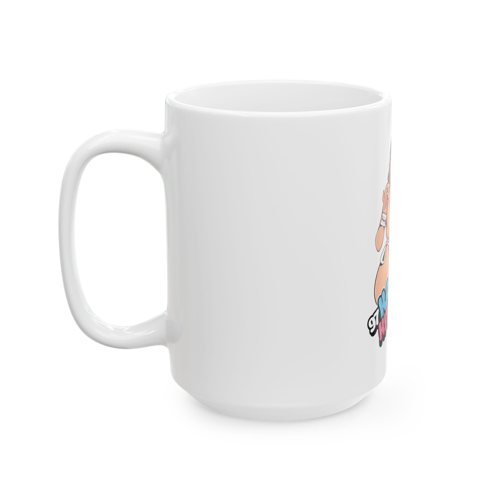 97KawaiiKitsune Character QR Code Ceramic Mug (11oz, 15oz)