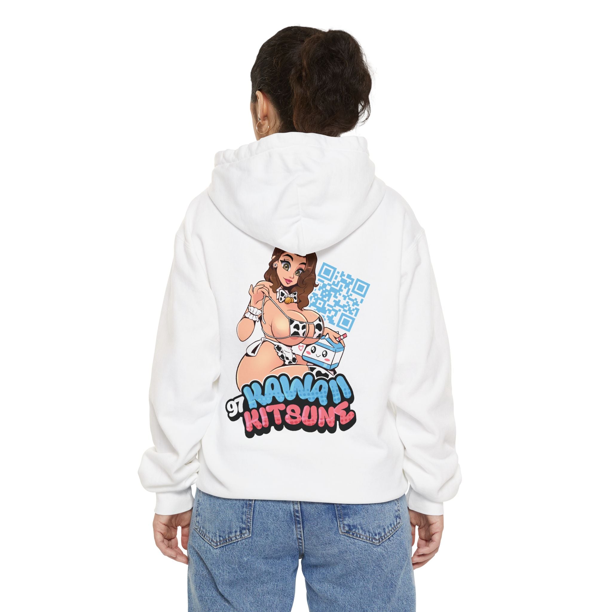 Unisex Kawaii Kitsune LOGO Hoodie